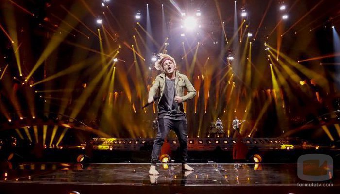 AWS, representantes de Hungría. en su primer ensayo de Eurovisión 2018