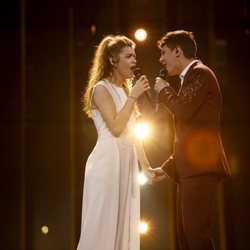 Alfred y Amaia cantan "Tu canción" en su primer ensayo en Eurovisión 2018