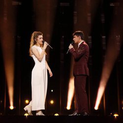 Amaia y Alfred, juntos en el escenario de Eurovisión 2018