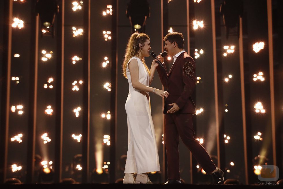 Amaia y Alfred se juntan en su primer ensayo en Eurovisión 2018