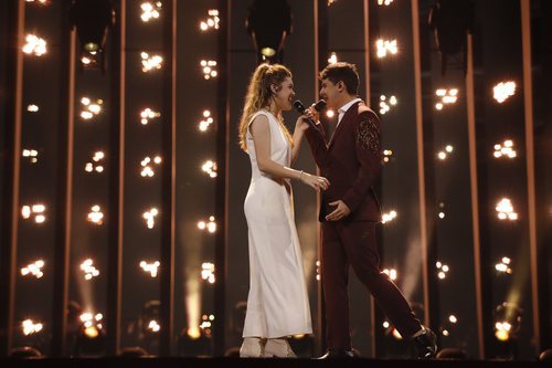 Amaia y Alfred se juntan en su primer ensayo en Eurovisión 2018