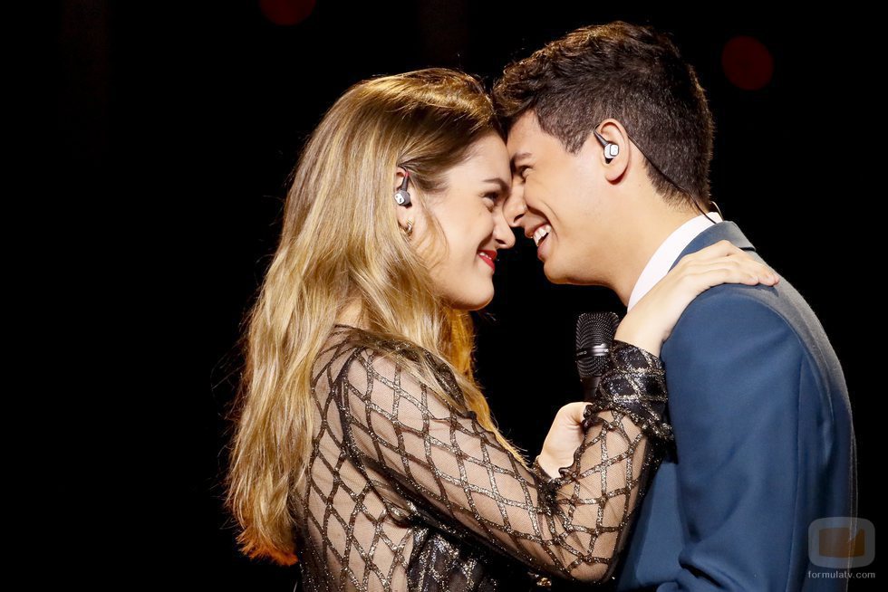 Amaia y Alfred, muy cariñosos en el segundo ensayo de Eurovisión 2018
