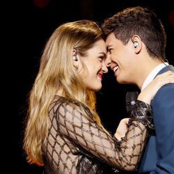 Amaia y Alfred, muy cariñosos en el segundo ensayo de Eurovisión 2018