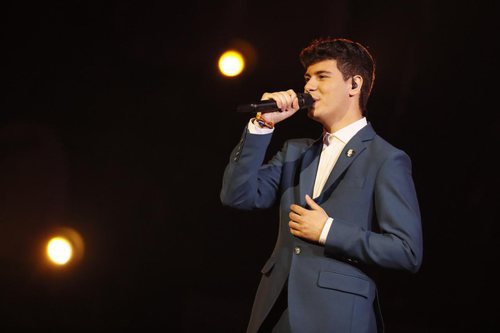 Alfred canta "Tu canción" en el segundo ensayo de Eurovisión 2018