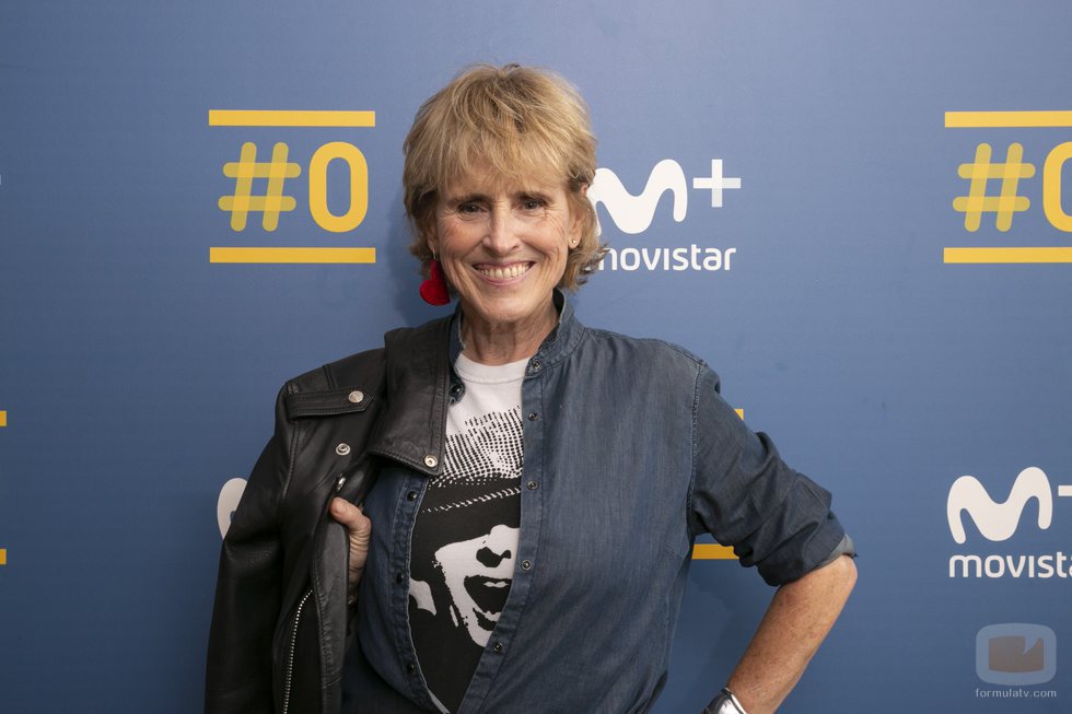 Mercedes Milá en la presentación de su nuevo programa 'Scott y Milá'
