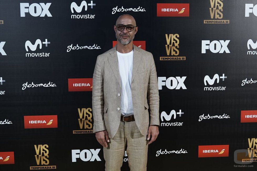 Ramiro Blas, el médico Sandoval en 'Vis a vis', en la presentación de la tercera temporada de la serie