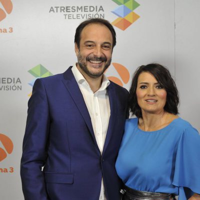 Roberto Vilar y Silvia Abril en la presentación de 'La noche de Rober'