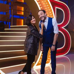 Silvia Abril y Roberto Vilar, presentadores de 'La noche de Rober' en Antena 3