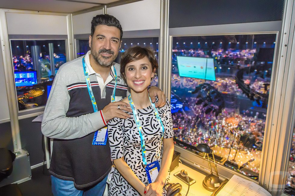 Tony Aguilar y Julia Varela, comentaristas del Festival de Eurovisión 2018 para La 1