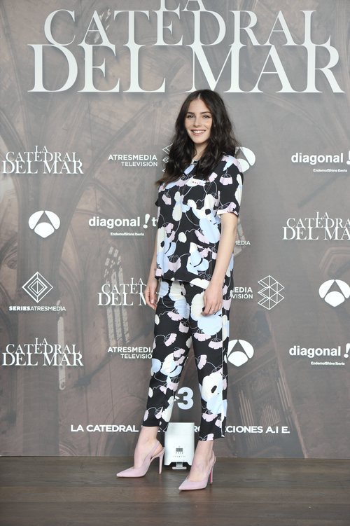 Andrea Duro en la presentación de 'La catedral del mar'