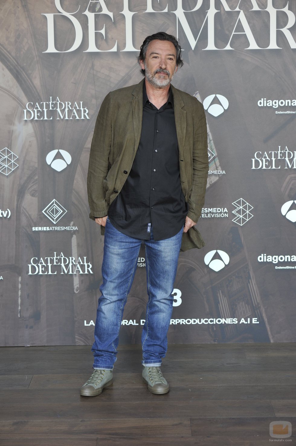 Ginés García Millán en la presentación de 'La catedral del mar'