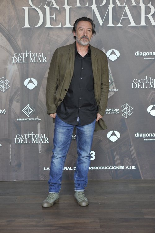 Ginés García Millán en la presentación de 'La catedral del mar'