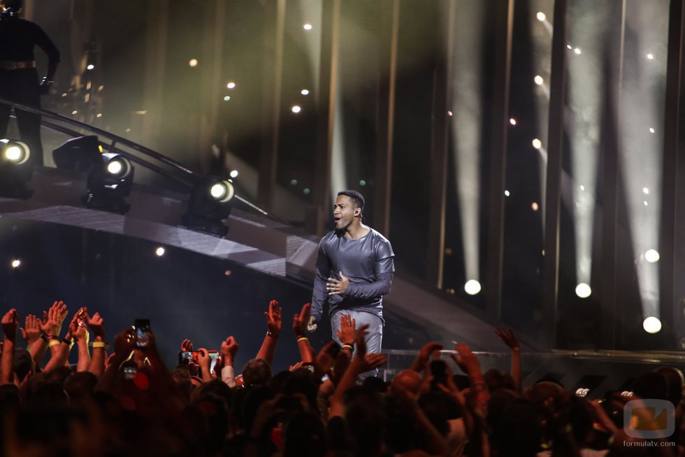 Cesár Sampson (Austria) en la Final de Eurovisión 2018