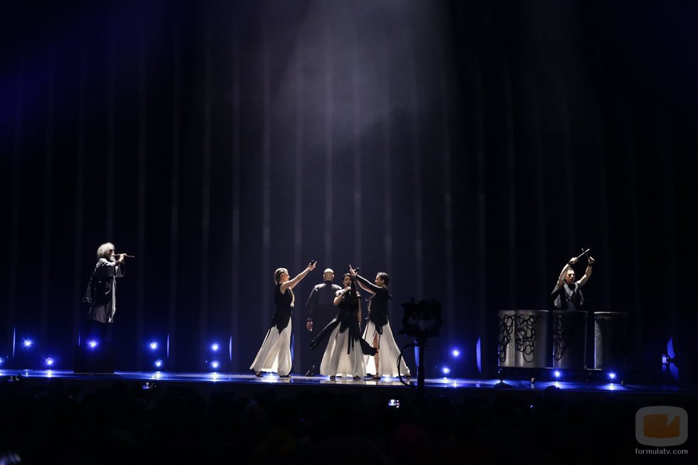 Sanja Ilic y Balkanika (Serbia) en la Final de Eurovisión 2018
