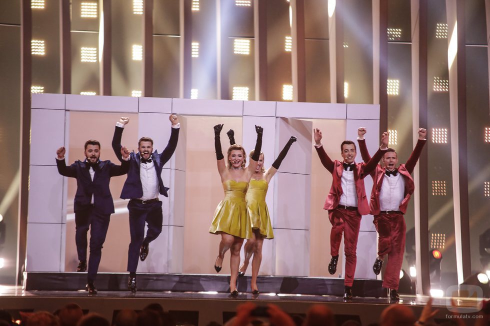 DoReDoS (Moldavia) en la Gran Final de Eurovisión 2018