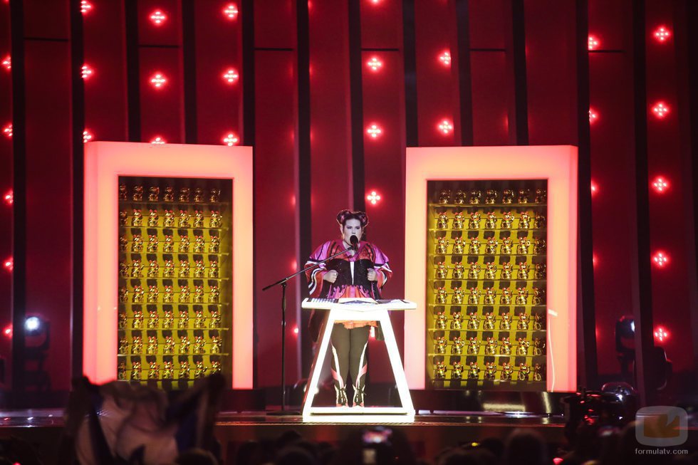 Netta (Israel) en la Final de Eurovisión 2018