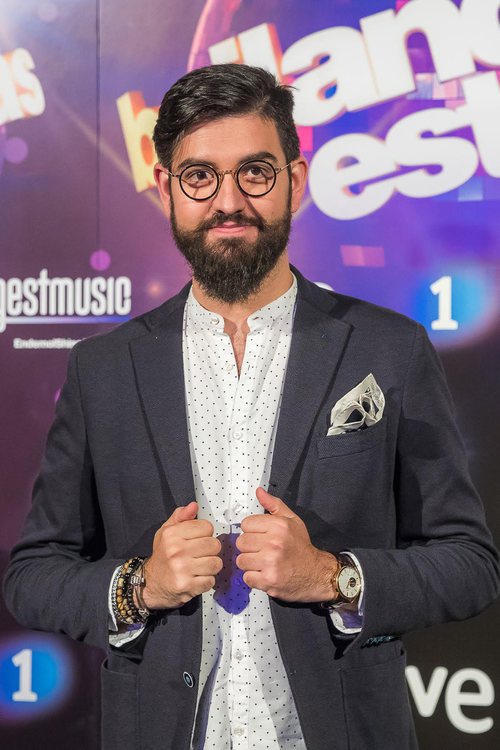 Manu Sánchez, en la presentación de 'Bailando con las estrellas'