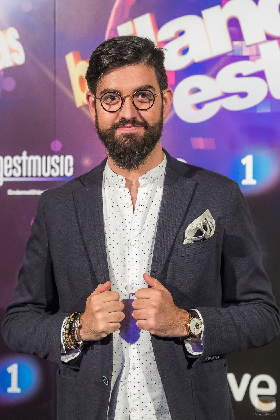 Manu Sánchez, en la presentación de 'Bailando con las estrellas'
