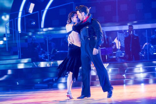 David Bustamante bailando en la primera gala de 'Bailando con las estrellas'