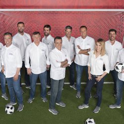 Equipo al completo de Mediaset España para el Mundial de Futbol 2018