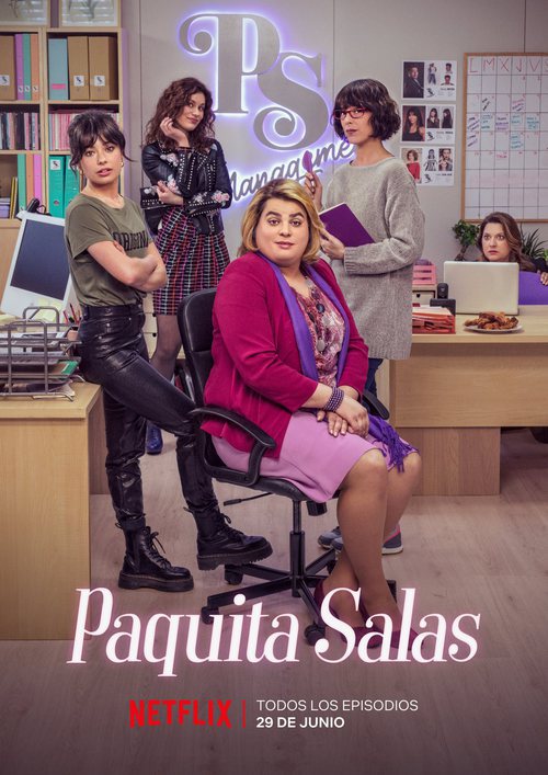 Poster oficial de la segunda temporada de 'Paquita Salas'