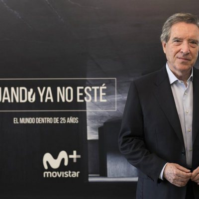 Iñaki Gabilondo promocionando la tercera temporada de 'Cuando yo no esté'