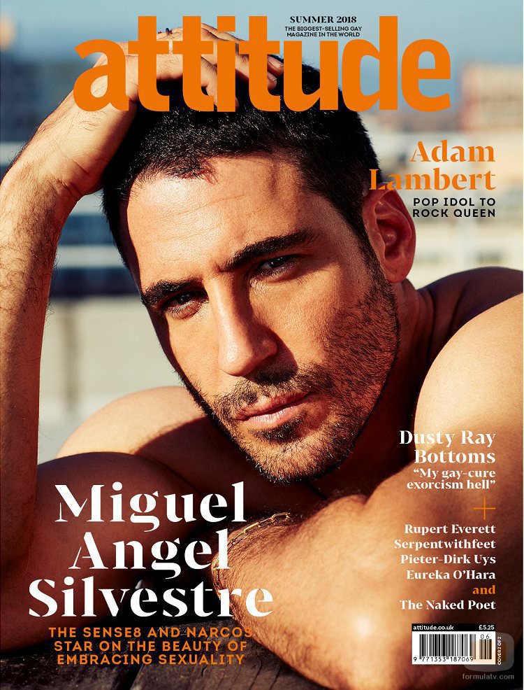 Posado de Miguel Ángel Silvestre para la revista Attitude