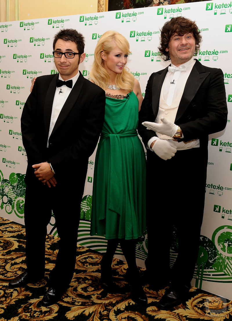 Berto, Miki y Paris Hilton en Madrid