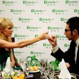 Berto cena con Paris Hilton