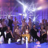 Ana Guerra y los concursantes de 'Fama a bailar' durante la final