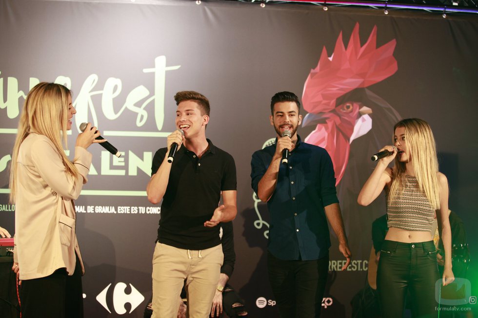 Mimi, Raoul, Nerea y Agoney cantan en la presentación del Carrefest Music Talent 2018