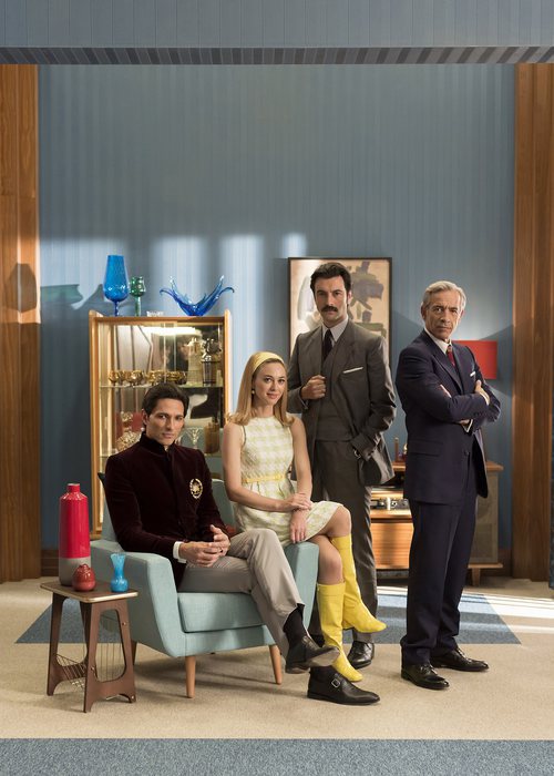 Andrés Velencoso, Marta Hazas, Javier Rey e Imanol Arias en la segunda temporada de 'Velvet colección'