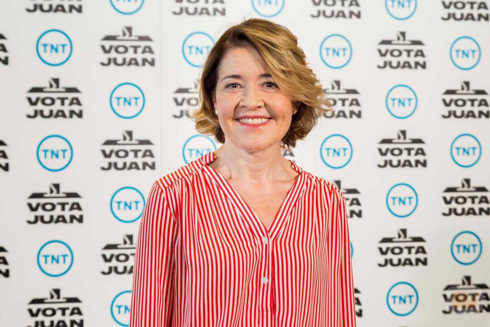 María Pujalte en la presentación de 'Vota Juan'