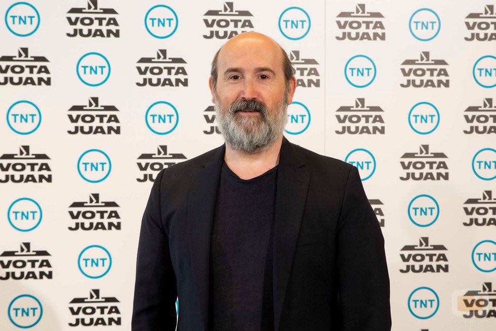 Javier Cámara en la presentación de 'Vota Juan', serie de TNT
