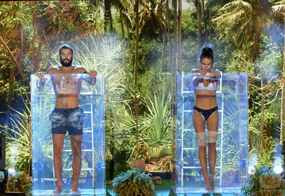 Sofía y Logan, rivales en la segunda prueba de la gala final de 'Supervivientes 2018'