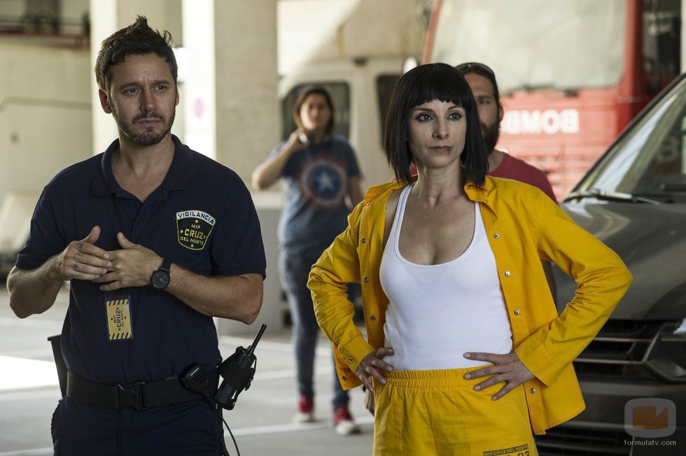 Najwa Nimri y Benjamín Vicuña en la cuarta temporada de 'Vis a vis'