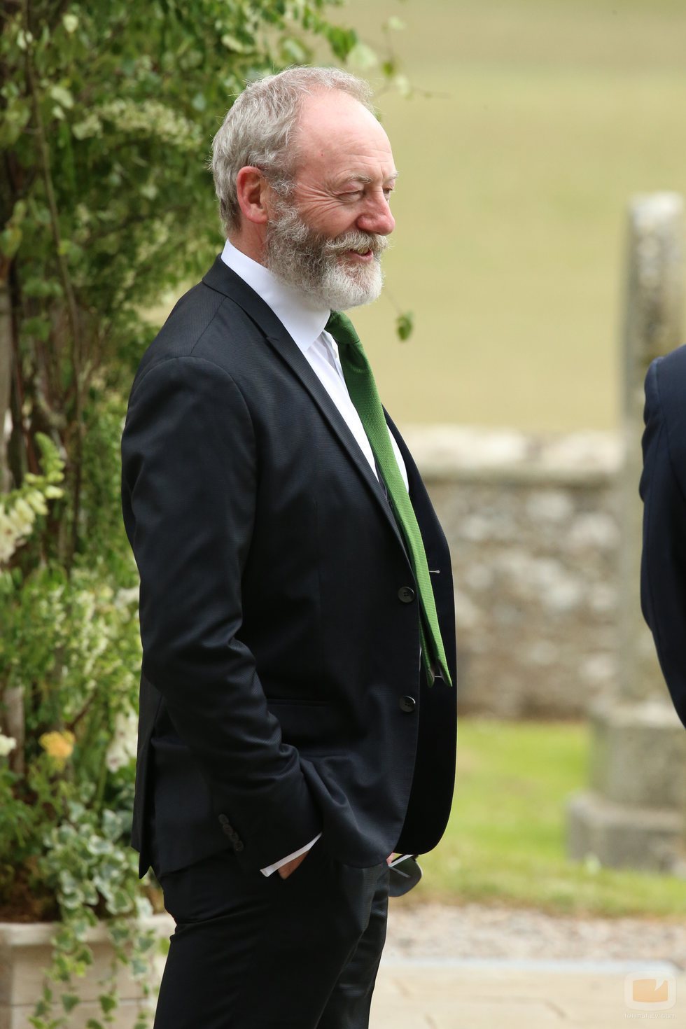 Liam Cunningham en la boda de Kit Harington y Rose Leslie