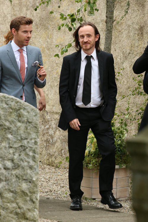 Ben Crompton en la boda de Kit Harington y Rose Leslie