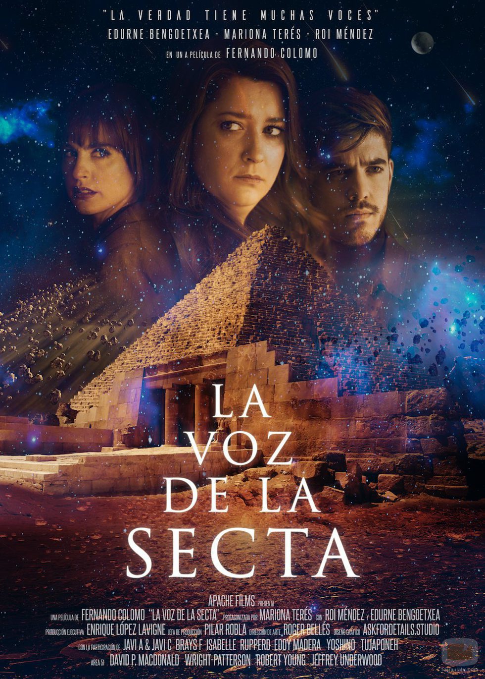 Póster de "La voz de la secta", película que aparecerá en 'Paquita Salas'