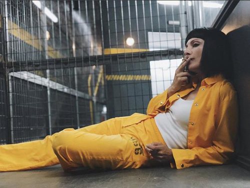 Najwa Nimri en el rodaje de la temporada 4 de 'Vis a vis'