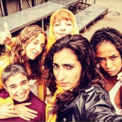 Las actrices de 'Vis a vis' durante el rodaje de la temporada 4