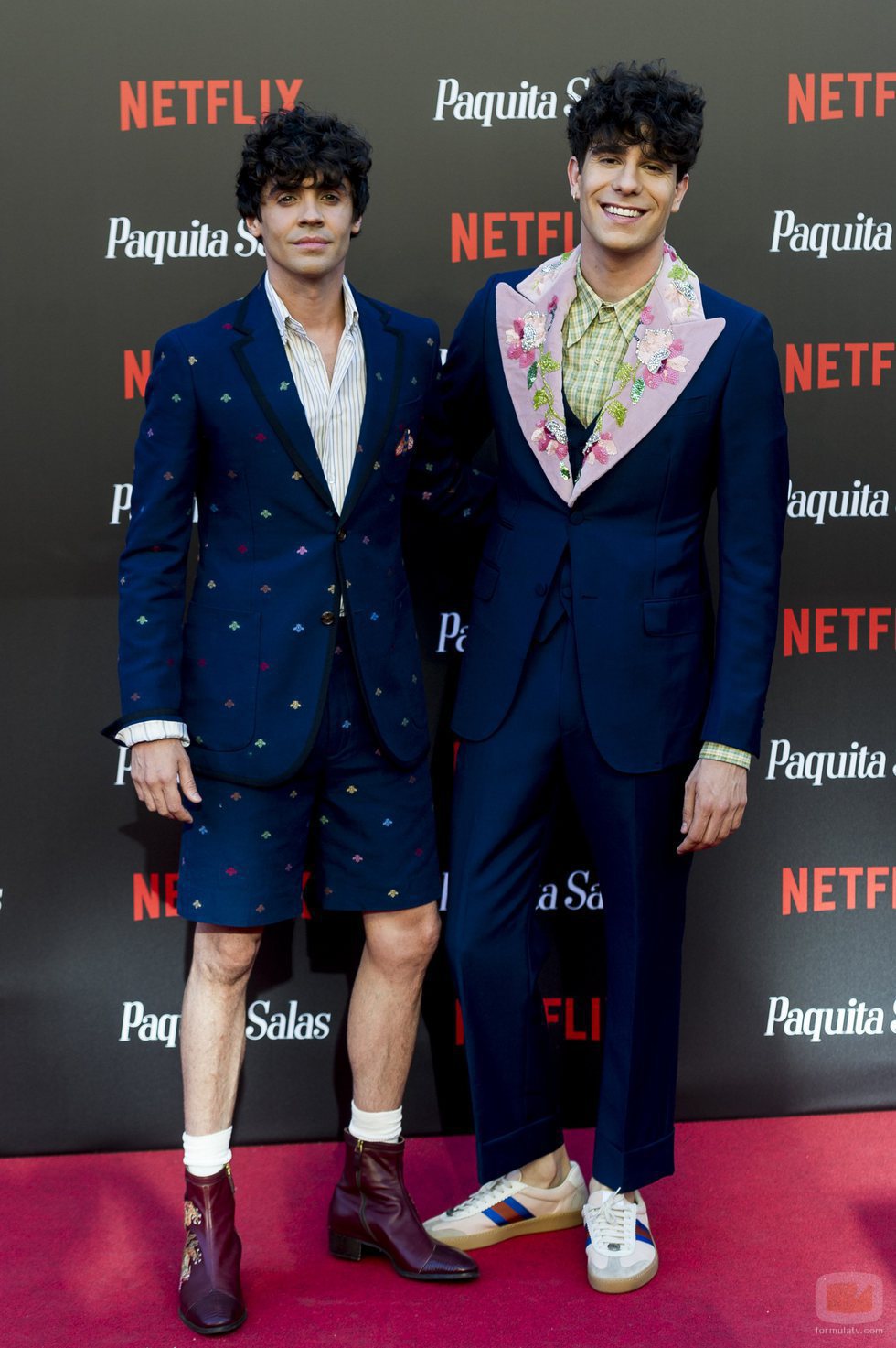 Los Javis en la premiere de la segunda temporada de 'Paquita Salas'