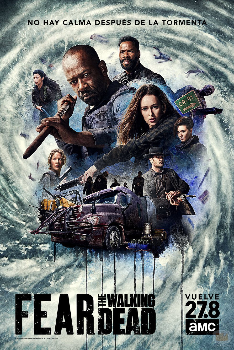 Póster de segunda parte de la cuarta temporada de 'Fear the Walking Dead'