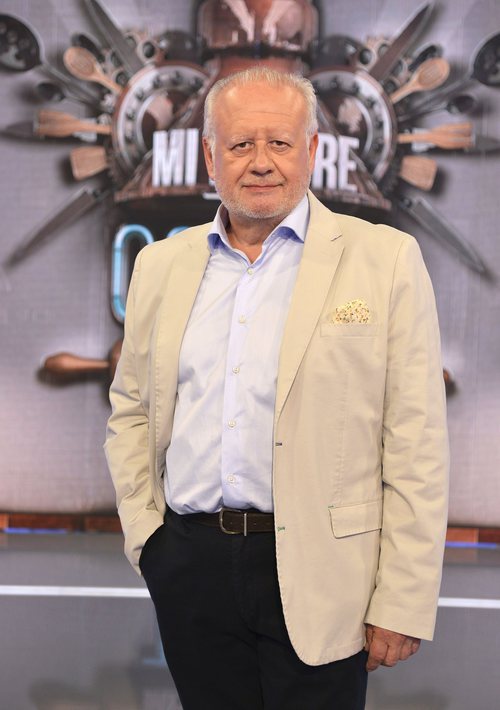 Juan Echanove en el plató de 'Mi madre cocina mejor que la tuya'