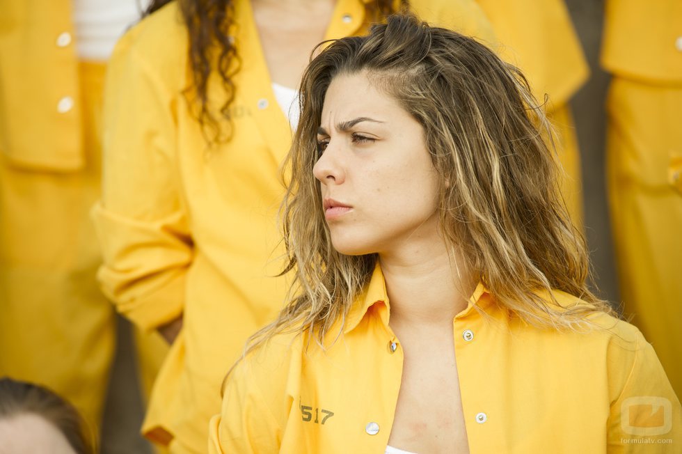 Miriam Rodríguez metida en su papel de 'Vis a vis'