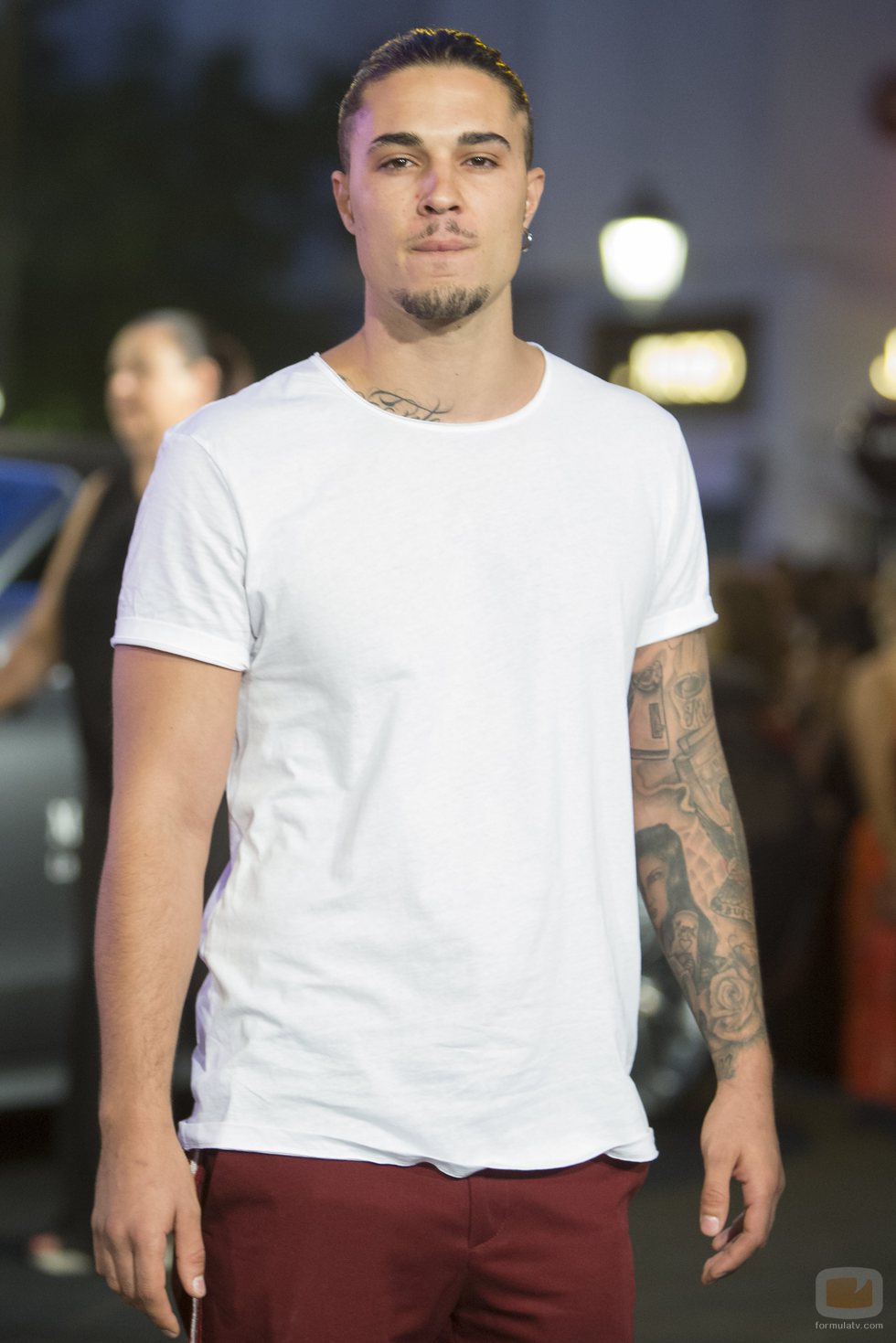 Carlo Constanzia posa en la Vogue Fashion's Night Out