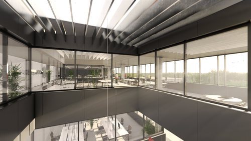 Imagen de las oficinas de la sede de Netflix en España