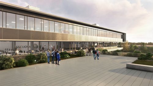 Imagen del edificio que construirá Netflix para su sede en España