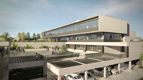 Imagen en 3D de la sede de Netflix en España