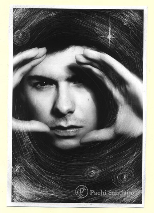 Alfred en la sesión "El alma de Almaia", de Pachi Santiago